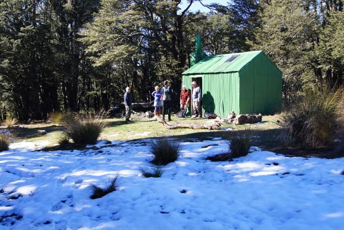 Bealey Top Hut at 1,200 m (4,000 ft)