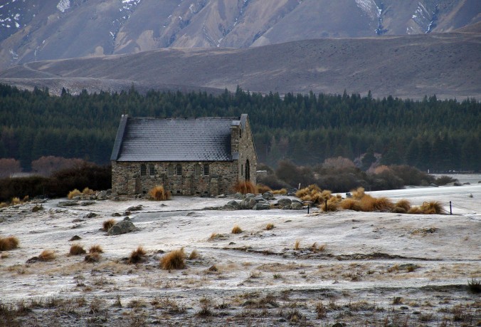 Church of the Good Shepherd under a frost